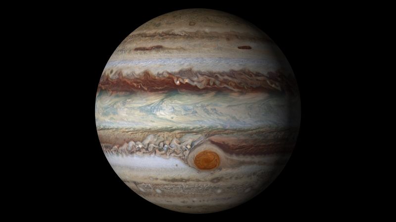 Юпитер, Джуно, 4k, HD, Юнона, НАСА, космос, планета (horizontal)