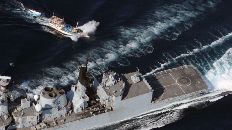 фригат, Королевский ВМФ, Сомалийские пираты (horizontal)