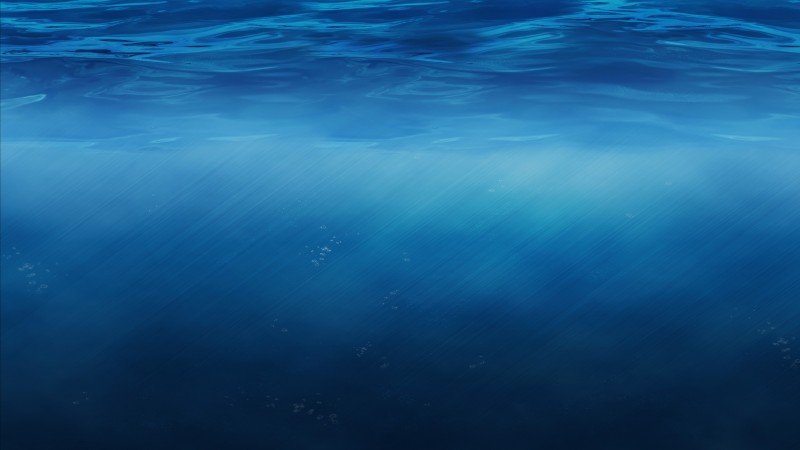 Обои Эпл, 4k, 5k, под водой, синий (horizontal)