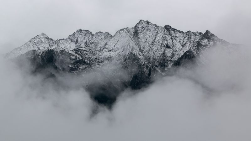 горы, облака (horizontal)