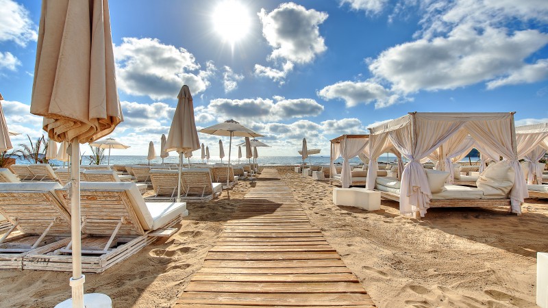 Ушая Бич Отель, Ибица, Лучшие пляжи 2017, туризм, курорт, путешествие, пляж, песок (horizontal)