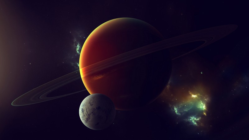 экзопланета, планета, космос, звезды (horizontal)
