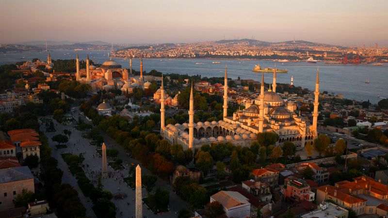 Голубая мечеть, Стамбул, Турция, Туризм, Путешествие (horizontal)