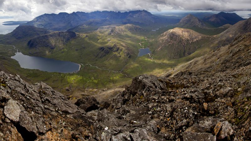 Шотландия, 4k, HD, путешествие, туризм, горы (horizontal)