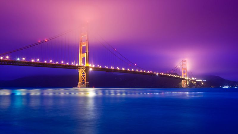 Золотые Ворота, Сан-Франциско, Туризм, Путешествие (horizontal)