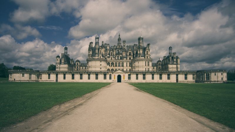 Замок Шамбор, Франция, замок, путешествия, туризм (horizontal)