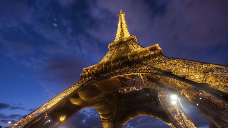Эйфелева башня, Париж, Франция, путешествия, туризм (horizontal)