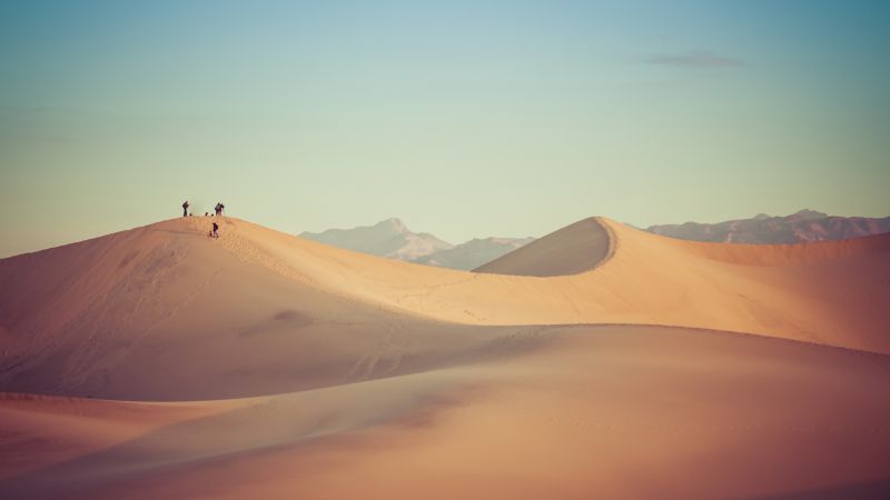 Пустыня, 5k, 4k, песок, небо (horizontal)