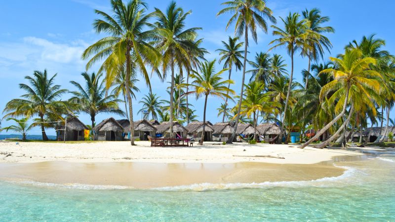Мальдивские острова, 4k, 5k, Индийский океан, лучшие пляжи в мире, пальмы, берег, небо (horizontal)