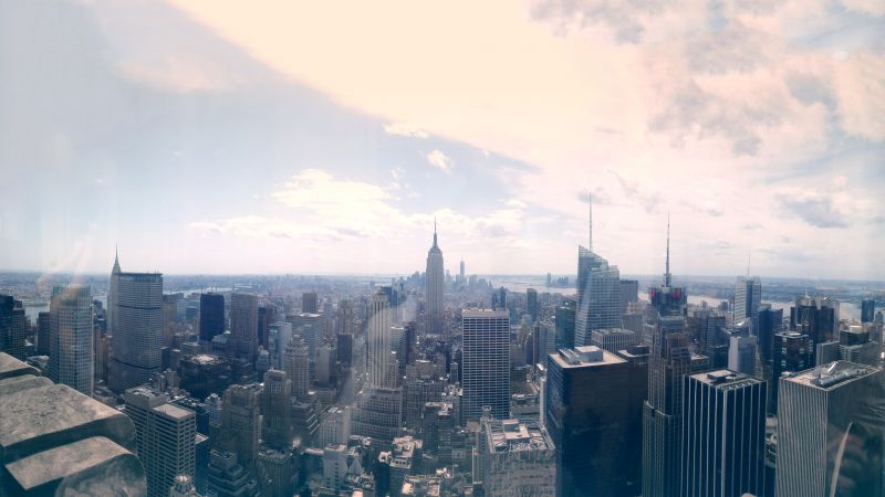 Нью-Йорк, США, небоскребы, путешествия, туризм (horizontal)