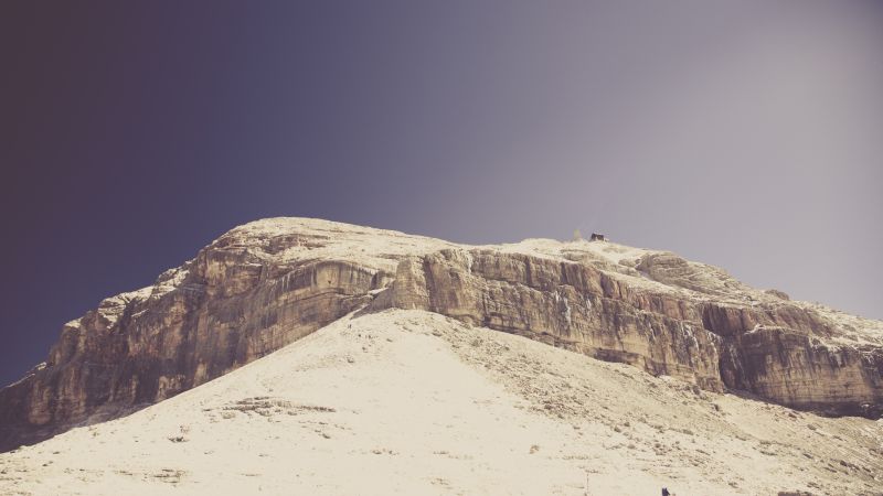 Пиц Боэ, 5k, 4k, Доломитовые Альпы, Италия, скалы, небо (horizontal)