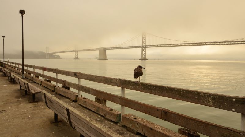 Бэй бич, Сан Франциско, Калифорния, США, Лучшие пляжи мира, туризм, путешествие (horizontal)
