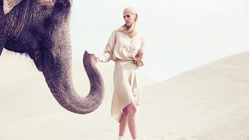 Эмилин Валаде, Топ модель, актриса, слон (horizontal)