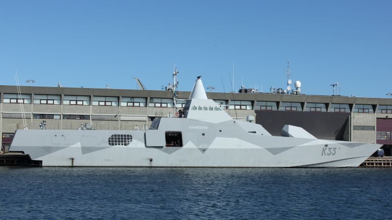К33, ШМЦ Хернесанд, корвет, ВМС Швеции (horizontal)