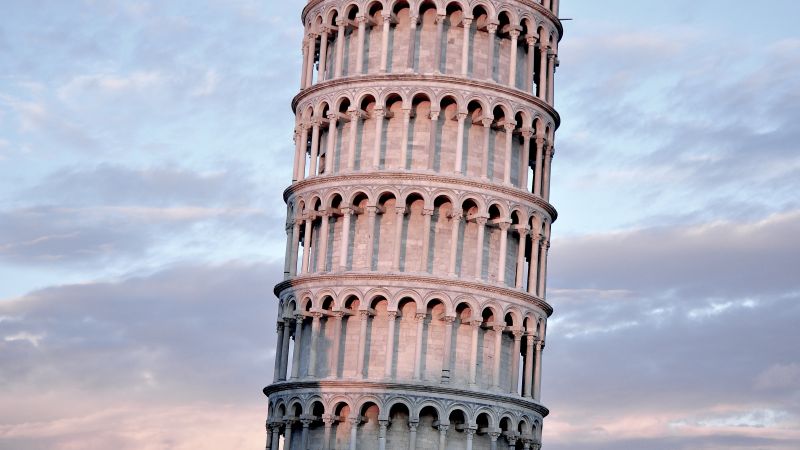 Пизанская башня, Пиза, Италия, путешествие, туризм (horizontal)