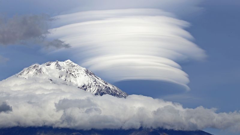 облако, 4k, HD, небо, гора (horizontal)