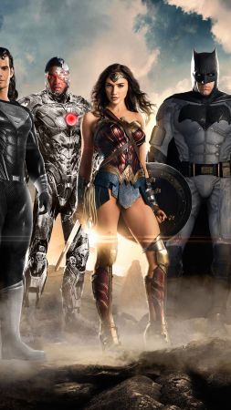 Лига справедливости, супермен, бэтмен, , Чудо женщина, супергерои (vertical)