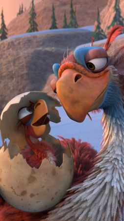 Ледниковый период: погоня за яйцами, птицы, лучшие мультфильмы 2016 (vertical)