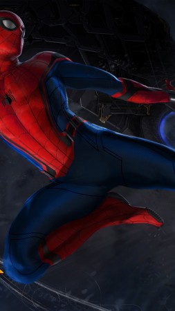 Человек-паук: Возвращение домой, человек паук, супергерой, лучшие фильмы (vertical)