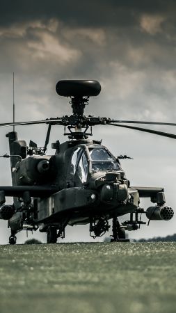 Boeing AH-64D Apache, боевой вертолет, Королевские ВВС Нидерландов (vertical)