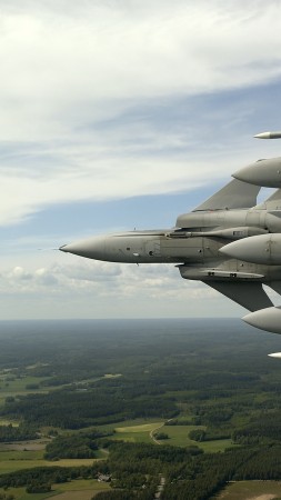 истребитель, Сааб, Грипен, ВВС Швеции (vertical)