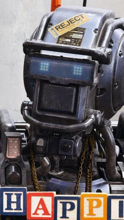 Робот по имени Чаппи, кино, фильм, робот (vertical)