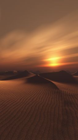 дюны, пустыня, песок (vertical)
