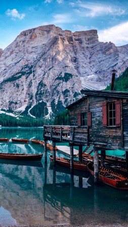 Италия, Европа, озеро (vertical)