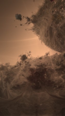 пыль, 4k, HD, облака, коричневый, фон, обои (vertical)
