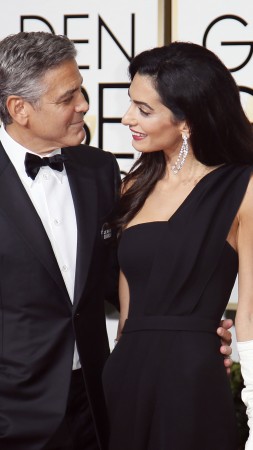 Джордж Клуни, Амал Аламудин, Самые популярные знаменитости, актер, писатель, продюсер (vertical)