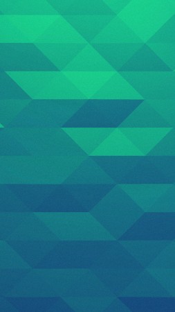 полигон, 4k, 5k, треугольники, зеленый, голубой (vertical)