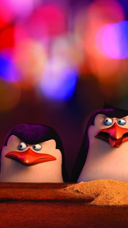 Пингвины Мадагаскара, мультфильм, мультик, пингвин (vertical)