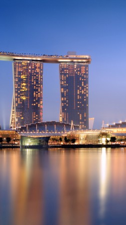 Марина Бэй Сандс, отель, гостинница, отдых, туризм, Сингапур, бронирование (vertical)