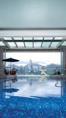 Пенинсула Гонконг, Китай, Лучшие отели 2017, туризм, путешествие, курорт, бассейн (vertical)