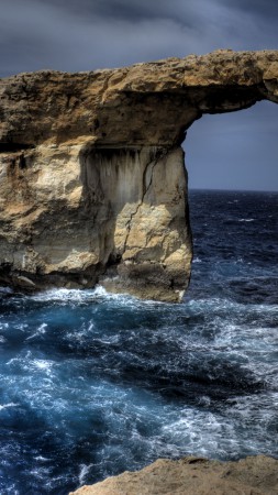 Мальта, 5k, 4k, море, океан, скалы (vertical)