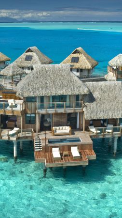 Hilton Bora Bora Nui Resort & Spa, Французская Полинезия, Лучшие отели, туризм, курорт, путешествие (vertical)