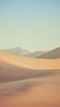 Пустыня, 5k, 4k, песок, небо (vertical)