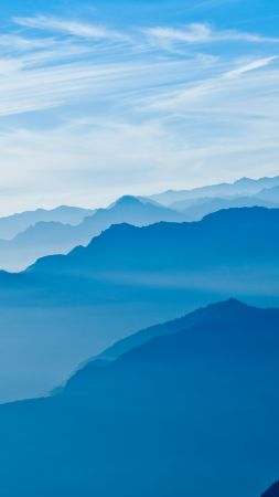 Гималаи, 5k, 4k, Непал, горы, небо, облака (vertical)