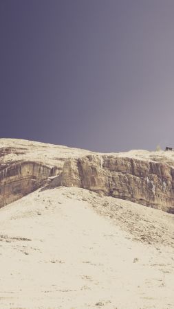 Пиц Боэ, 5k, 4k, Доломитовые Альпы, Италия, скалы, небо (vertical)