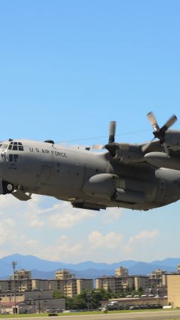 C-130 Геркулес, военно-транспортный самолёт, Армия США (vertical)