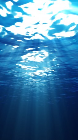 Виндовс, 4k, 5k, 8k, океан, под водой, глубина (vertical)