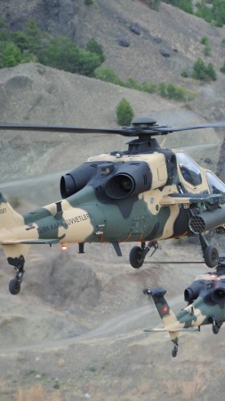 Агуста Вестланд Т-129, армия Турции, вертолет, Турция (vertical)
