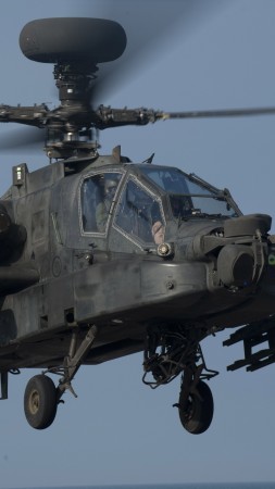 Апаче АШ-64, боевой вертолет, Армия США, ВВС США (vertical)
