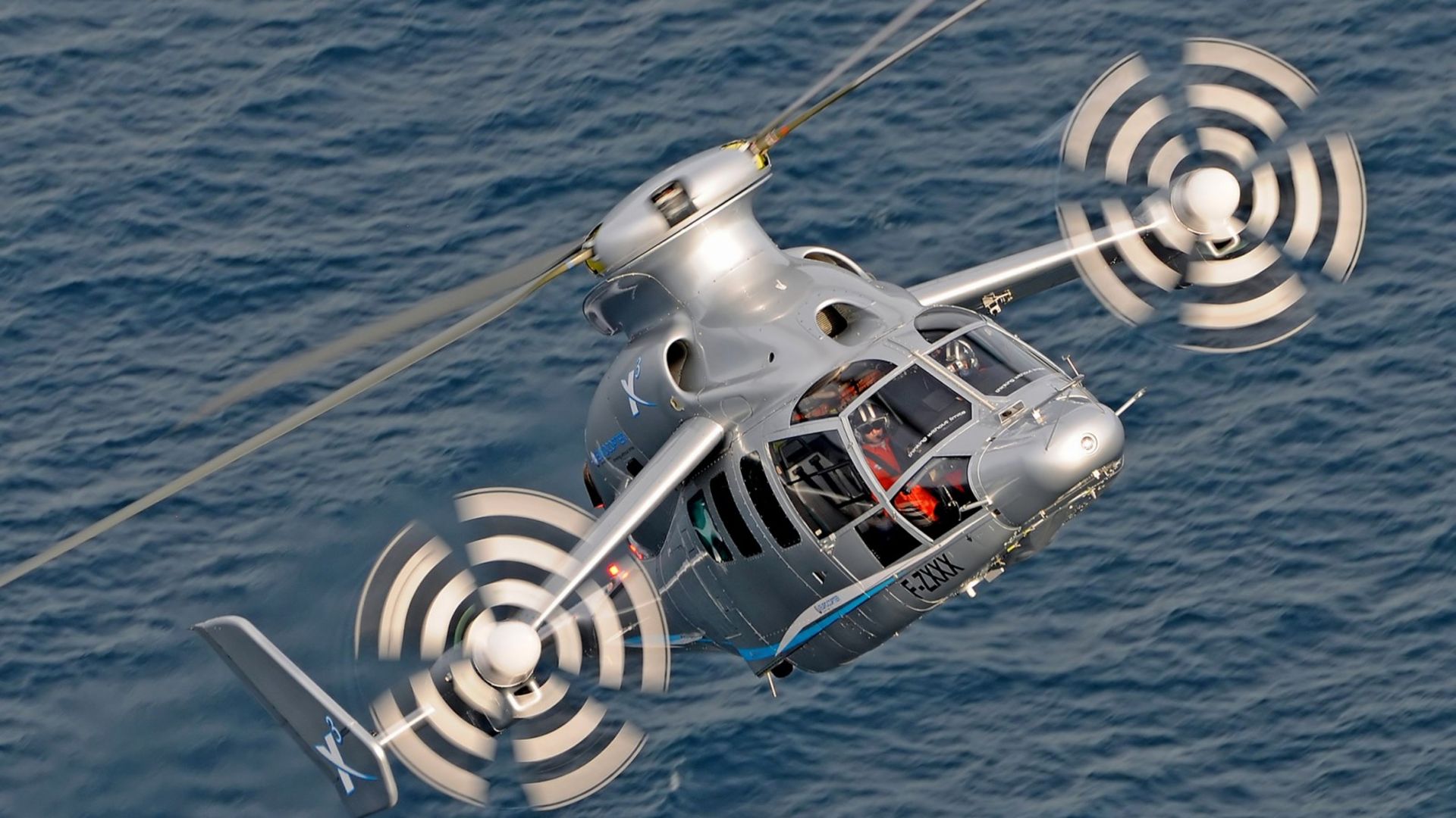 Еврокоптер икс3, Вертолет, скорость, гибрид, Eurocopter X3, Helicopter, speed, hybrid (horizontal)