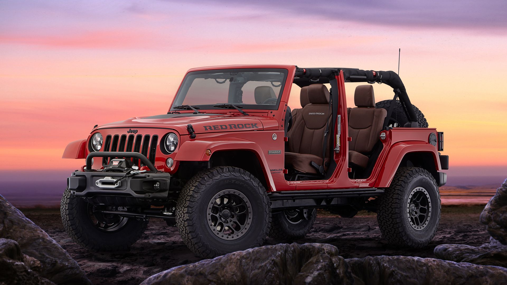 Jeep Red Rock, Jeep Wrangler, внедорожник, джип, Jeep Red Rock, Jeep Wrangler, SUV (horizontal)