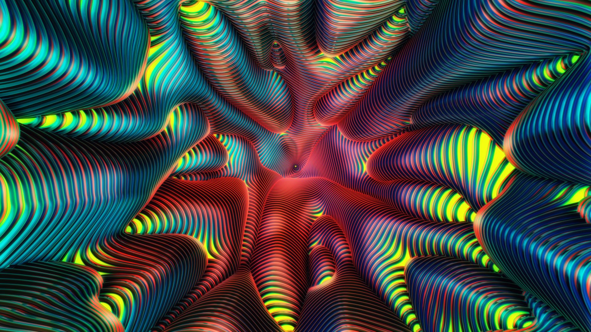 чревоточина, HD, abstract, Wormhole, spiral (horizontal)