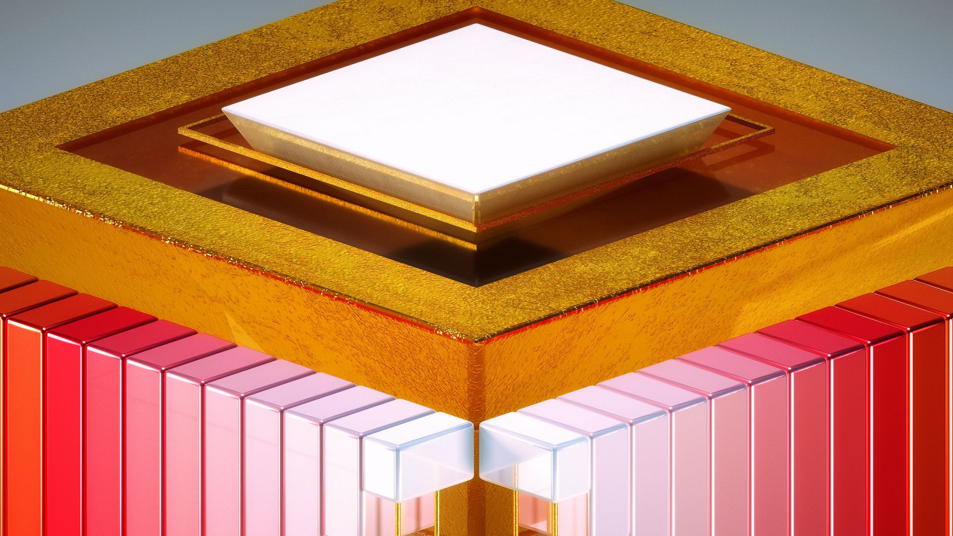 куб, HD, 3D, Medaltations, cube, abstract (horizontal)