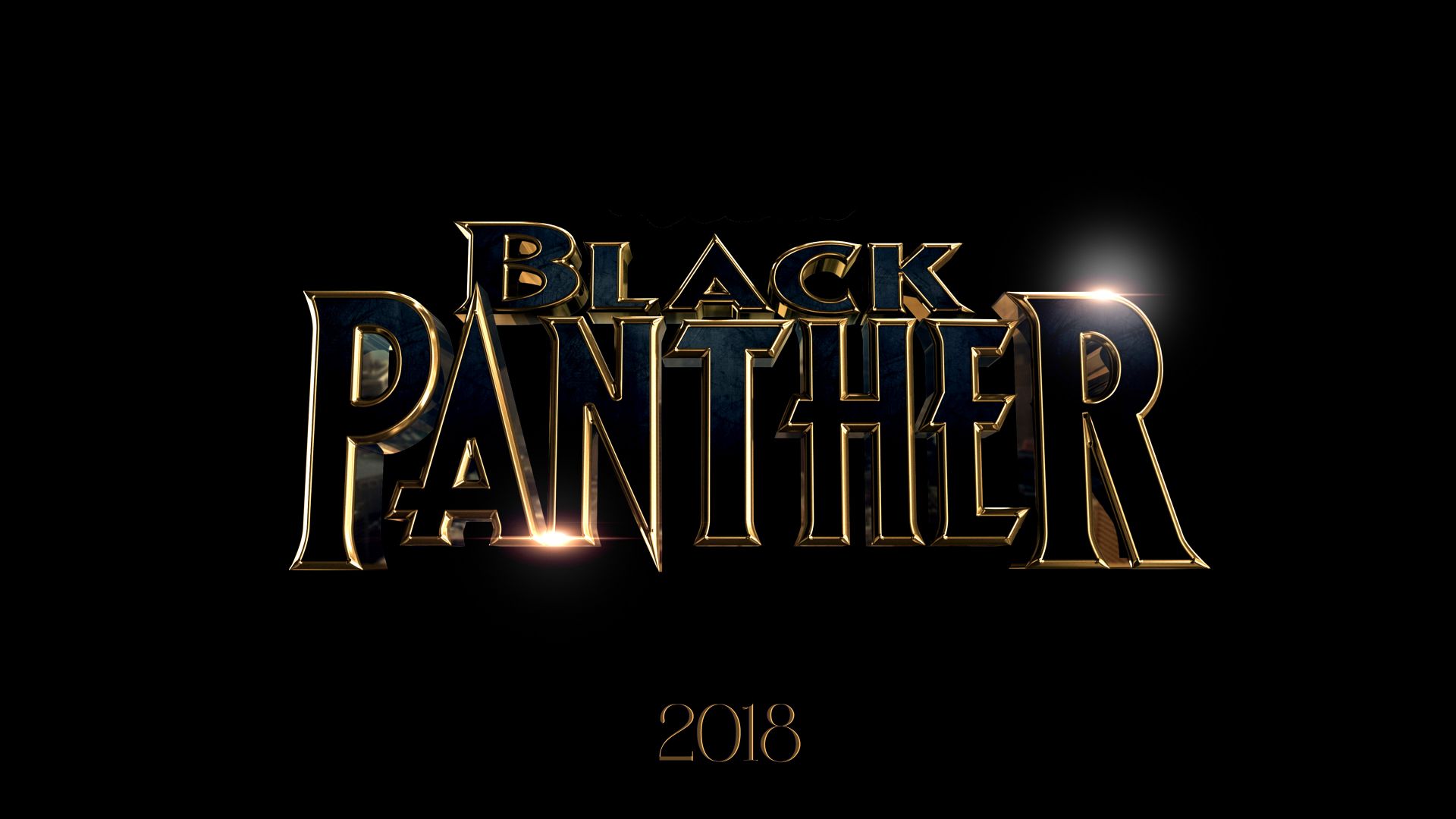 Черная пантера, Black Panther, 4k, 2018, poster (horizontal)