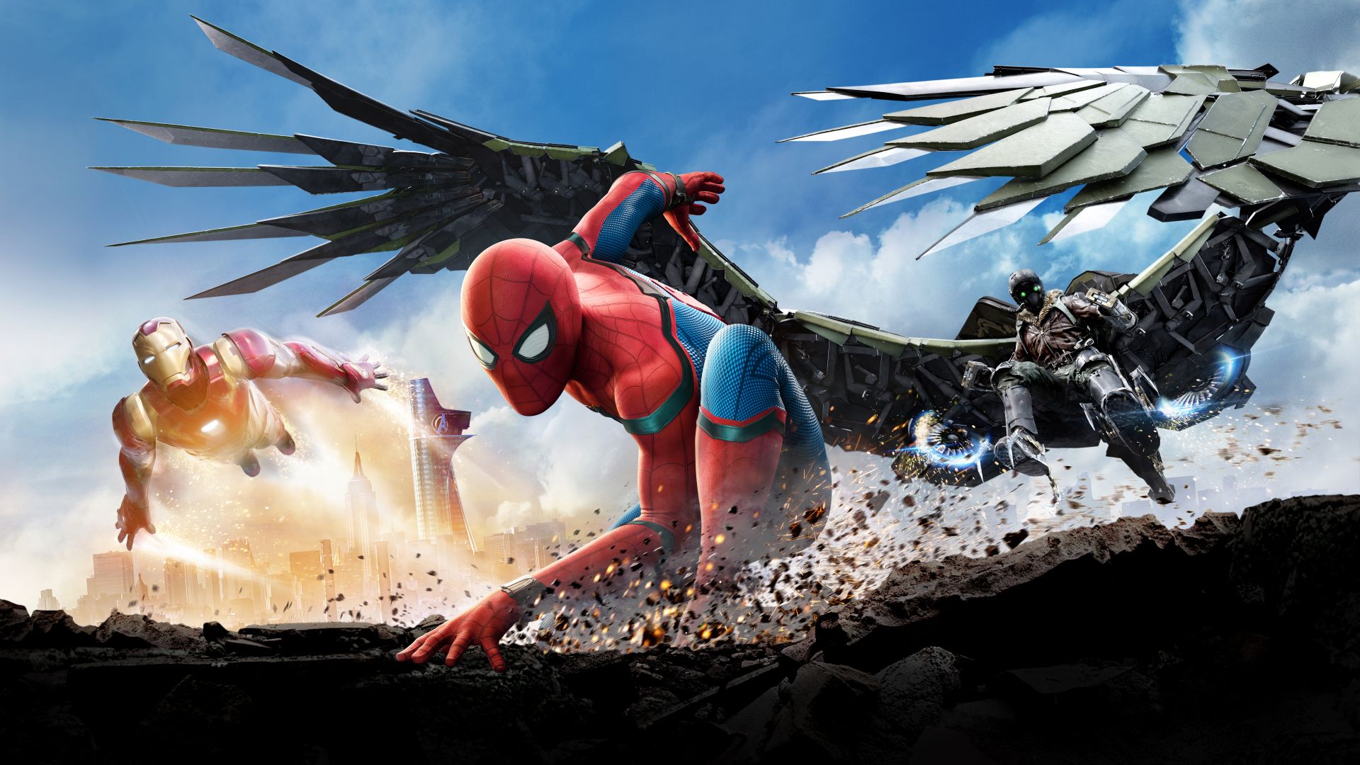 Человек-паук: Возвращение домой, Spider-Man: Homecoming, 4k, 5k, 8k (horizontal)