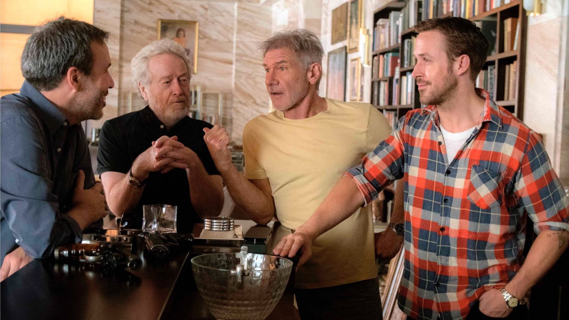 Бегущий по лезвию 2049, Blade Runner 2049, Ryan Gosling, Harrison Ford, 4k (horizontal)